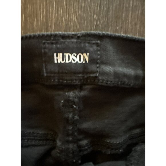 Hudson Nico Midrise Super Skinny Black Jeans Size 30 - Picture 4 of 11